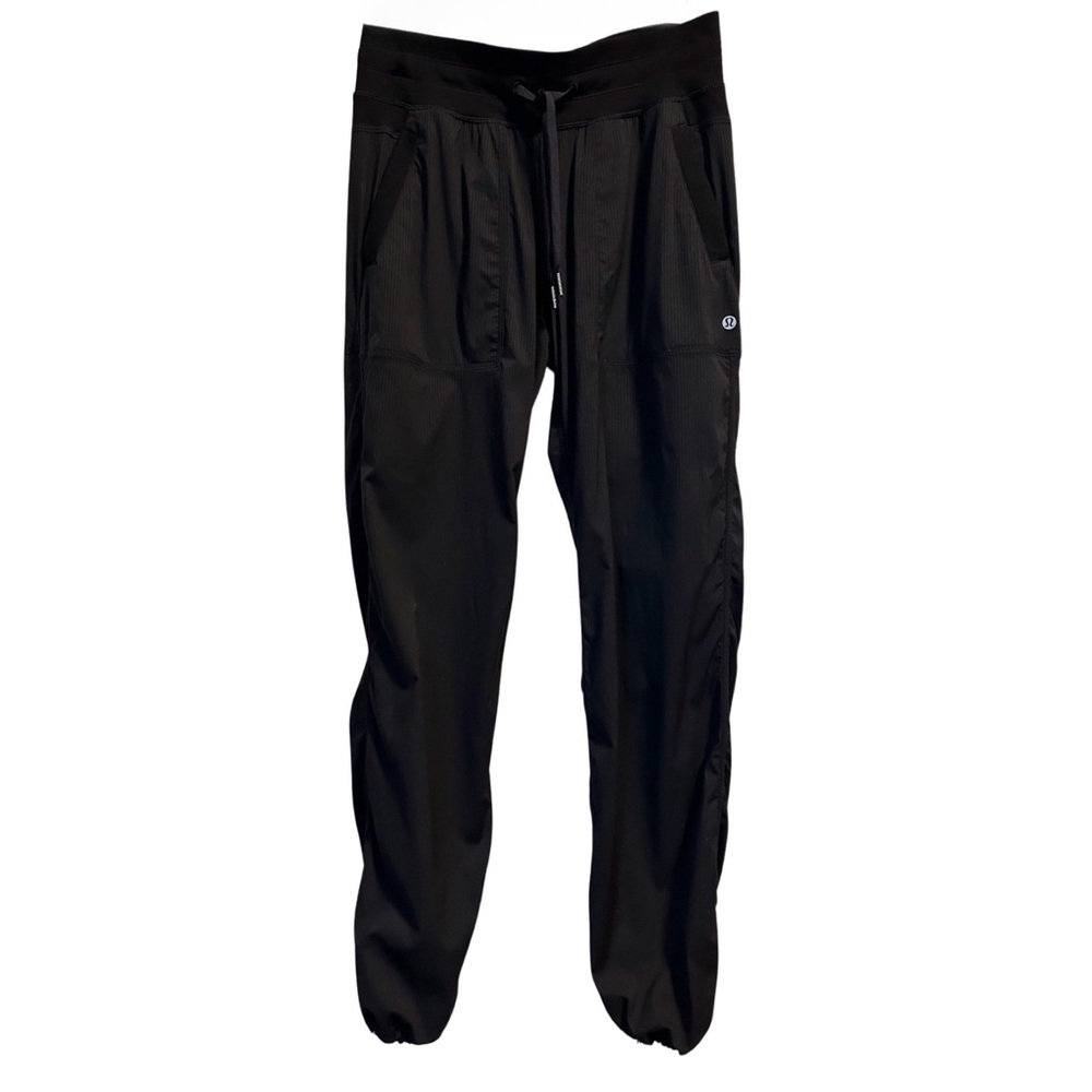Lululemon Pinstripe Joggers with Pockets & Adjustable ankle